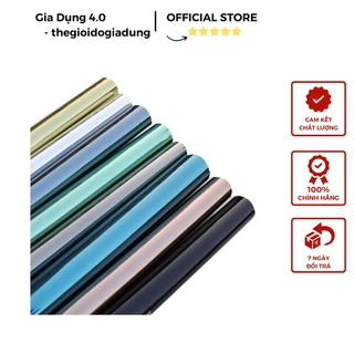 Giấy dán kính 1 chiều cửa kính chống nắng, film cách nhiệt decal phản quang cửa sổ phòng ngủ, chống nhìn trộm