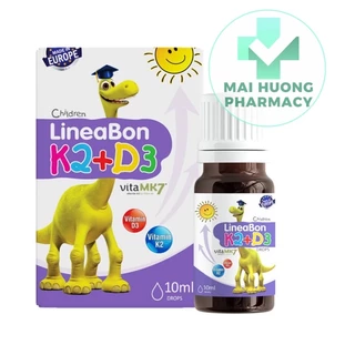 LineaBon vitamin D3 K2 10ml - Vitamin tăng chiều cao cho bé chính hãng