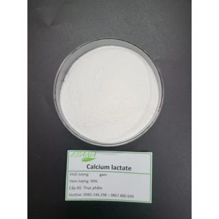 500g bột Calcium Lactate (Canxi lactate) thực phẩm