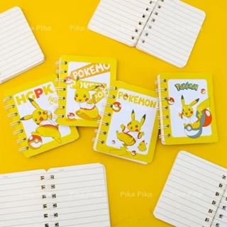 Sổ tay lò xo Pikachu A7 10 x 8cm bỏ túi dễ thương cute PK0083 TooYoo