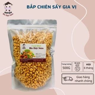 1Kg Bắp Chiên Giòn Tẩm Gia Vị | Bò Đội Nón Shop