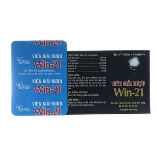 Viên giải rượu Win 21 - Hộp 4 viên