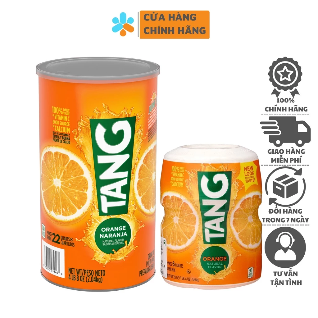 Bột pha nước cam Tang bổ sung Vitamin C tăng cường sức đề kháng của Mỹ