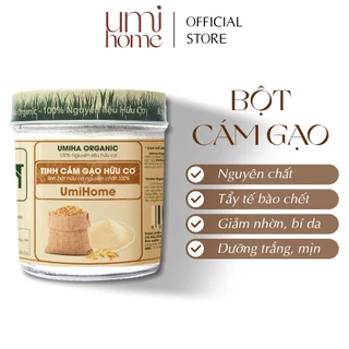 Bột Cám Gạo đắp mặt hữu cơ UMIHOME nguyên chất | Rice Bran Flour 135G