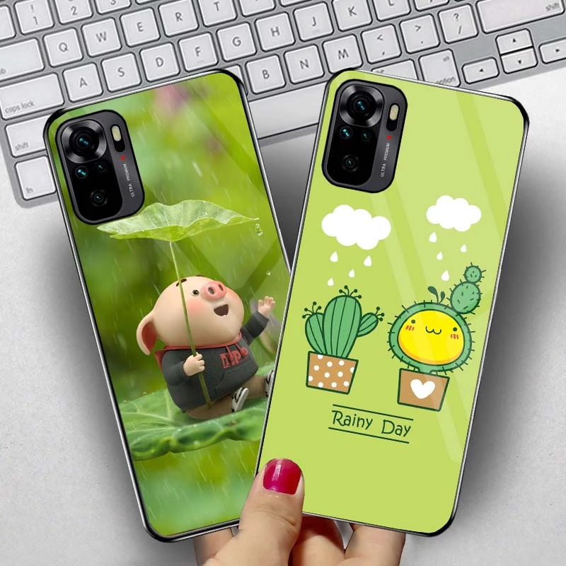 Ốp Lưng Xiaomi Redmi Note 10, Note 10s, Note 10 Pro, Note10 5g Mặt kính cường lực Cao Cấp, Sang Trọng thiết kế Độc Quyền