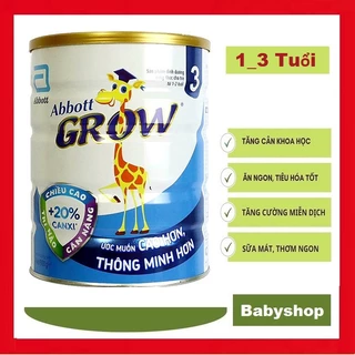 Sữa bột abbott Grow 3 900g [Date 2025]