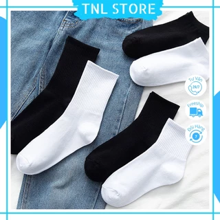 Tất vớ tổng hợp Trơn thời trang unisex nam nữ TNL Store