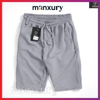 Quần Đùi Thể Thao Nam MANXURY, Quần Short THUN BẮP Dệt Sợi Cho Hè Mát Mẻ MX4-QTB01