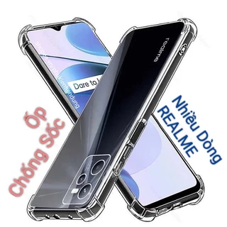 Ốp Lưng Dẻo Trong Chống Sốc Realme C67 C65 C55 C53 C35 C33 C30 C25 C25y C21 C20 C17 C15 C12 C11 11 9i 8 7 7i 6 5 Note 50