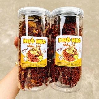 KHÔ HEO CHÁY TỎI hàng ngon xuất khẩu loại 1 lon 300gr