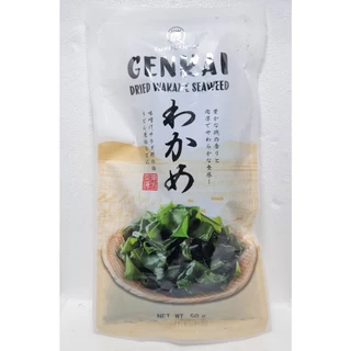 [Gói 50g] RONG BIỂN NẤU CANH [Korea] GENKAI Dried Wakame Seaweed