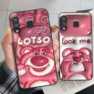 Ốp lưng Samsung A8 STAR / Samsung A9 Star GẤU DÂU LOTSO cực hot hit, mẫu hot cute rẻ cực đẹp