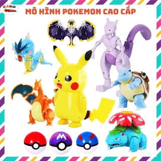 Đồ chơi lắp ráp mô hình pokemon, pikachu, charizard... cao cấp, đồ chơi pokemon quà tặng cho bé(880)