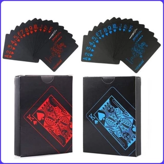 Bộ Bài Tây Poker XANH ĐỎ Cao Cấp Bằng Nhựa PVC Chống Thấm Nước Chống Gãy Bài - Bài chơi Tú Lơ Khơ