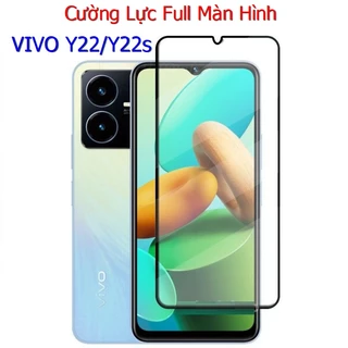 (F40) Miếng Dán Cường Lực Vivo Y22 / Y22s Full Màn Hình