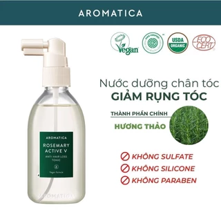 Nước xịt giảm rụng tóc kích thích mọc tóc Aromatica Rosemary Root Enhancer 100ml