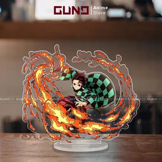 Mô hình Standee Demon Slayer Kimetsu No Yaiba đứng 15cm Tượng Mica Acrylic Anime trang trí trưng bày decor bàn học