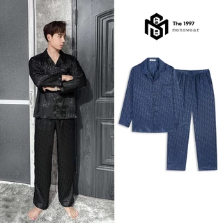 Bộ pijama nam nữ THE 1997 MENSWEAR chất lụa gấm cao cấp mịn mát DID1