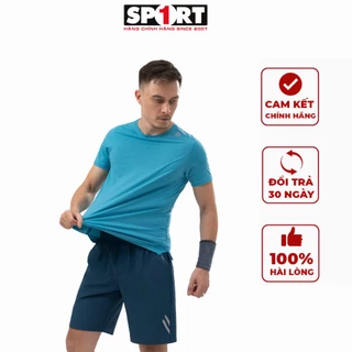 Áo Tshirt Nam Ngắn Tay Cổ Tròn Thoáng Khí,  Áo Thun Trơn Nam AM SPORT1 Không Bai Xù Co Giãn Tốt