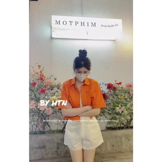 SƠ MI CROPTOP TAY NGẮN SUMMER