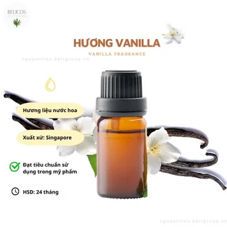 Hương Vanilla - Hương liệu mỹ phẩm nguyên chất, làm nước hoa, xông phòng