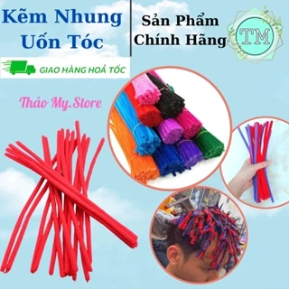 Xương Trục Kẽm Nhung Sợi To Chuyên Để Uốn Tóc Xoăn Xù Premlock - Có thể Làm Hoa, Tạo Hình Cho Bé