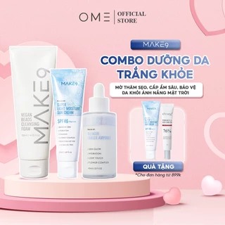 Bộ Sản Phẩm mờ Thâm Mờ Sẹo Dưỡng Ẩm Bảo Vệ Da Cho Làn Da Sáng Mịn Make9  [XEM KỸ VIDEO HƯỚNG DẪN ĐỂ NHẬN QUÀ]