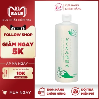 Nước hoa hồng lotion toner diếp cá Nhật Bản Dokudami ngăn ngừa mụn 500ml