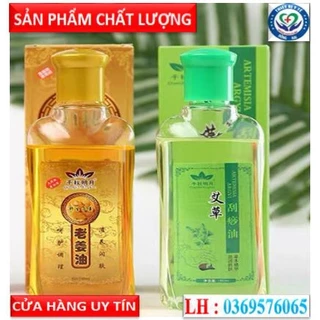 Tinh dầu gừng- tinh dầu ngải cứu dùng cho Massage-Hộp 180ml