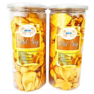 Mít Sấy Giòn Loại Ngon (Hủ 240gram) Rồng Con - Đồ ăn vặt, trái cây sấy, thực phẩm chế biến sẵn