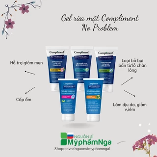 Gel sữa rửa mặt Compliment No Problem giảm mụn