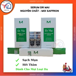 Dr Mai, combo Dr Mai nguyên chất và mix saffron giúp đánh bay mụn sạch thâm chiết xuất 100% từ thiên nhiên