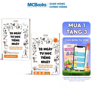 Sách - Combo Trọn Bộ 28 Ngày Tự Học Tiếng Nhật - MCB