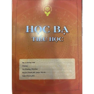 Sổ Học Bạ Tiểu Học.