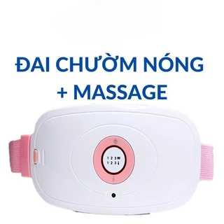 Máy Massage Làm Ấm Bụng - Đai Đeo Giảm Đau Bụng Kinh Nguyệt, Điều Chỉnh Nhiệt Độ Bốn Tốc Độ Sưởi Ấm Nhanh