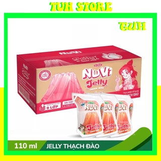 Thùng 24 Túi Nuvi Jelly Thạch Đào túi NuVi Power 110ml-TUH