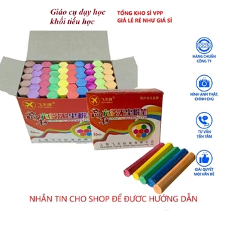 Phấn lục giác nhiều màu + Kẹp phấn