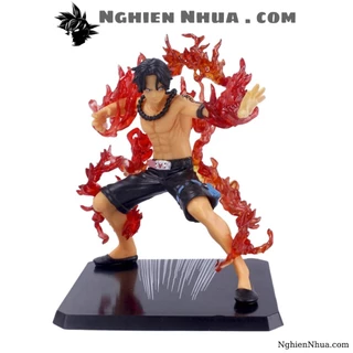 Mô hình ACE Cao 15cm đế không chữ - Bộ Fzero - One Piece - No box