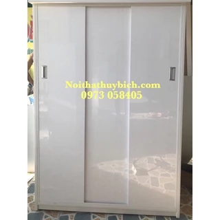 Tủ quần áo cửa lùa nhựa Đài Loan (1m25x1m8x50) Freeship Tphcm