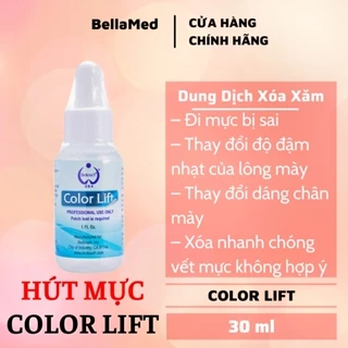 Dung dịch hút mực, dung dịch xóa xăm color lift 30ml