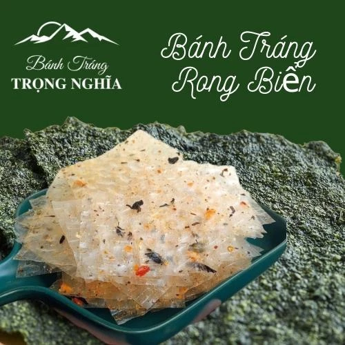 [200G - 500G]- Bánh Tráng Tỏi Rong Biển Trọng Nghĩa