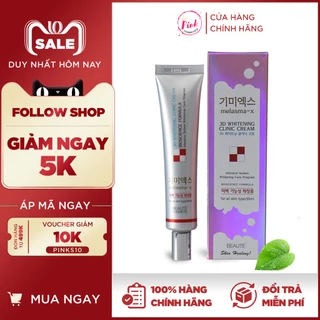 Kem dưỡng trắng giúp ngừa Nám,Tàn Nhang Melasma-X 3D Whitening Clinic Cream