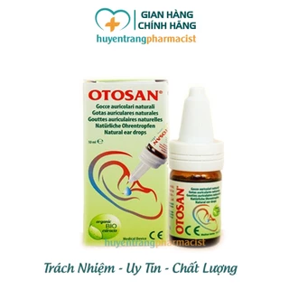 Dung dịch nhỏ tai Otosan Ear Drops chính hãng - đảm bảo giữ vệ sinh tai, chống viêm, giảm đau tai ( lọ 10ml)