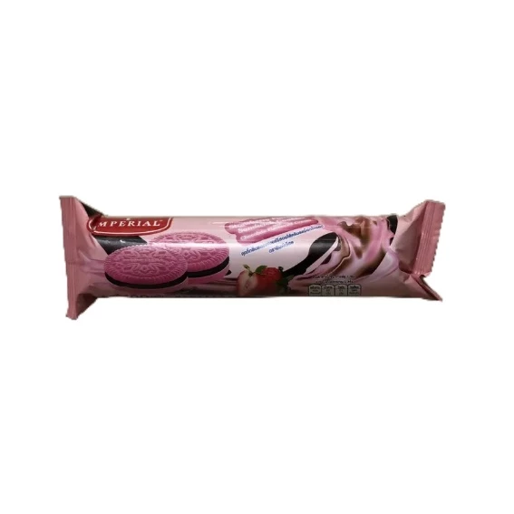 Bánh Quy Imperial Dâu Kem Chocolate (100g - Hồng)