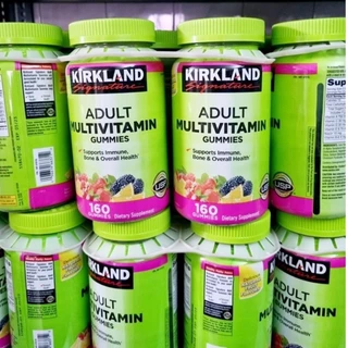 Kẹo dẻo bổ sung Vitamin Adult Multivitamin Gummies Kirkland 160 viên của Mỹ