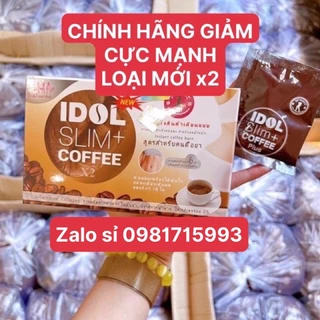 (SLIM IDOL)Giảm mạnh cafe slim idol thái lan- hộp 10 gói