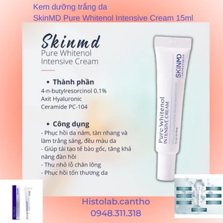 [NHẬP KHẨU CHÍNH HÃNG] Kem Dưỡng Da Skinmd Cream dưỡng sáng da 15ml