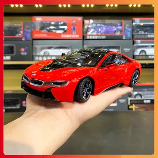 Xe mô hình BMW i8 tỉ lệ 1:24 Rastar [Kim loại,Full Box]