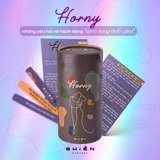 Hộp thẻ tình yêu “HORNY”- Drinking game cặp đôi dạng gieo quẻ giúp gắn kết yêu thương, hâm nóng tình cảm | Ghiền Mystery