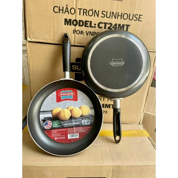 CHẢO CHỐNG DÍNH SUNHOUSE 24 Cm